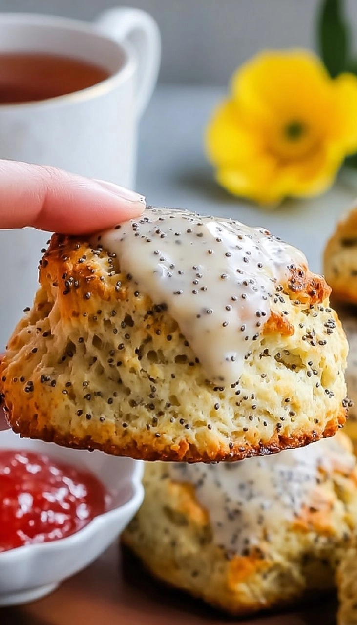Lemon Poppy Seed Scones
