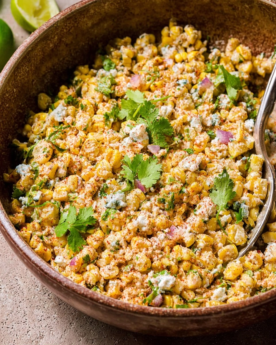 Mexican Street Corn Salad Recipe (Esquites)