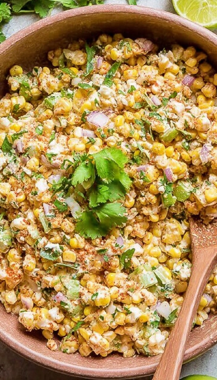 Mexican Street Corn Salad Recipe (Esquites)