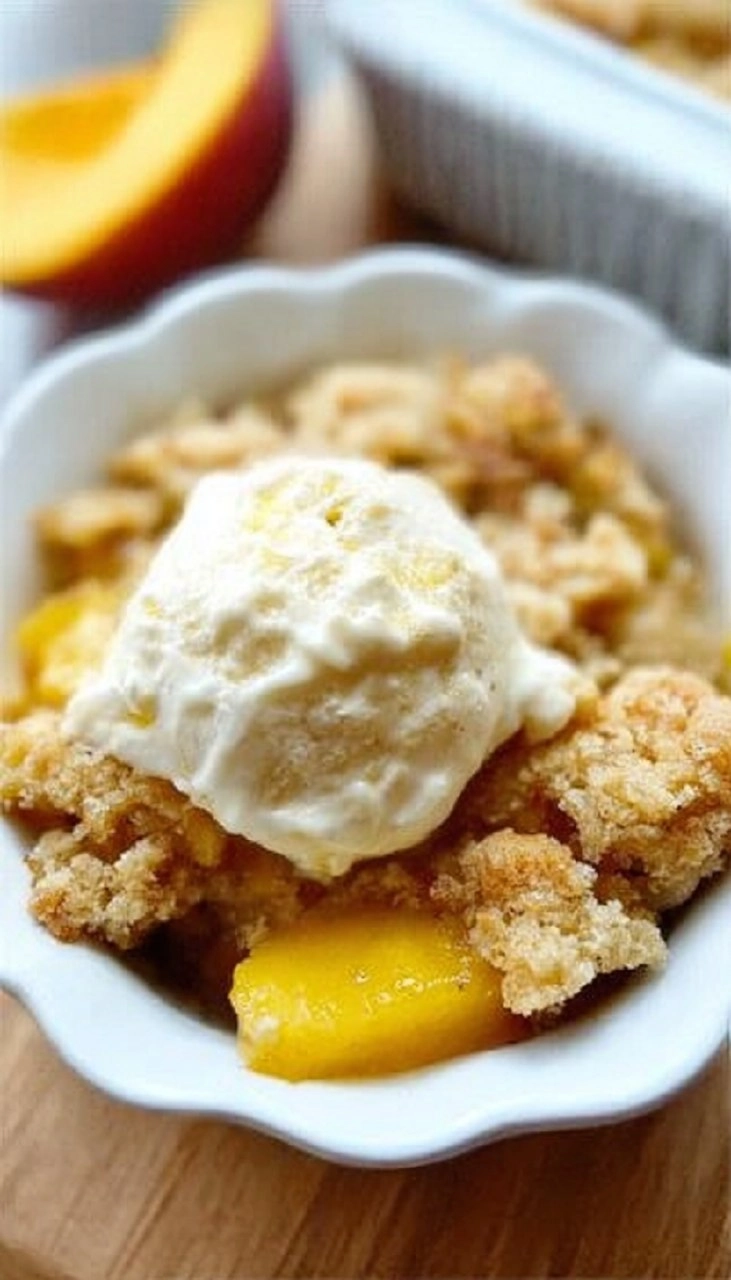 Old-Fashioned Peach Crumble (Just Like Grandma’s!)