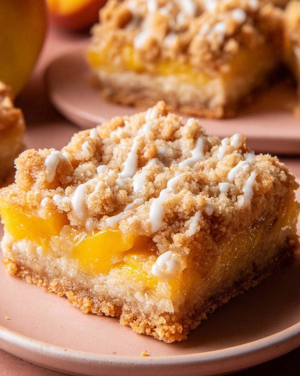 Peach Crumb Bars