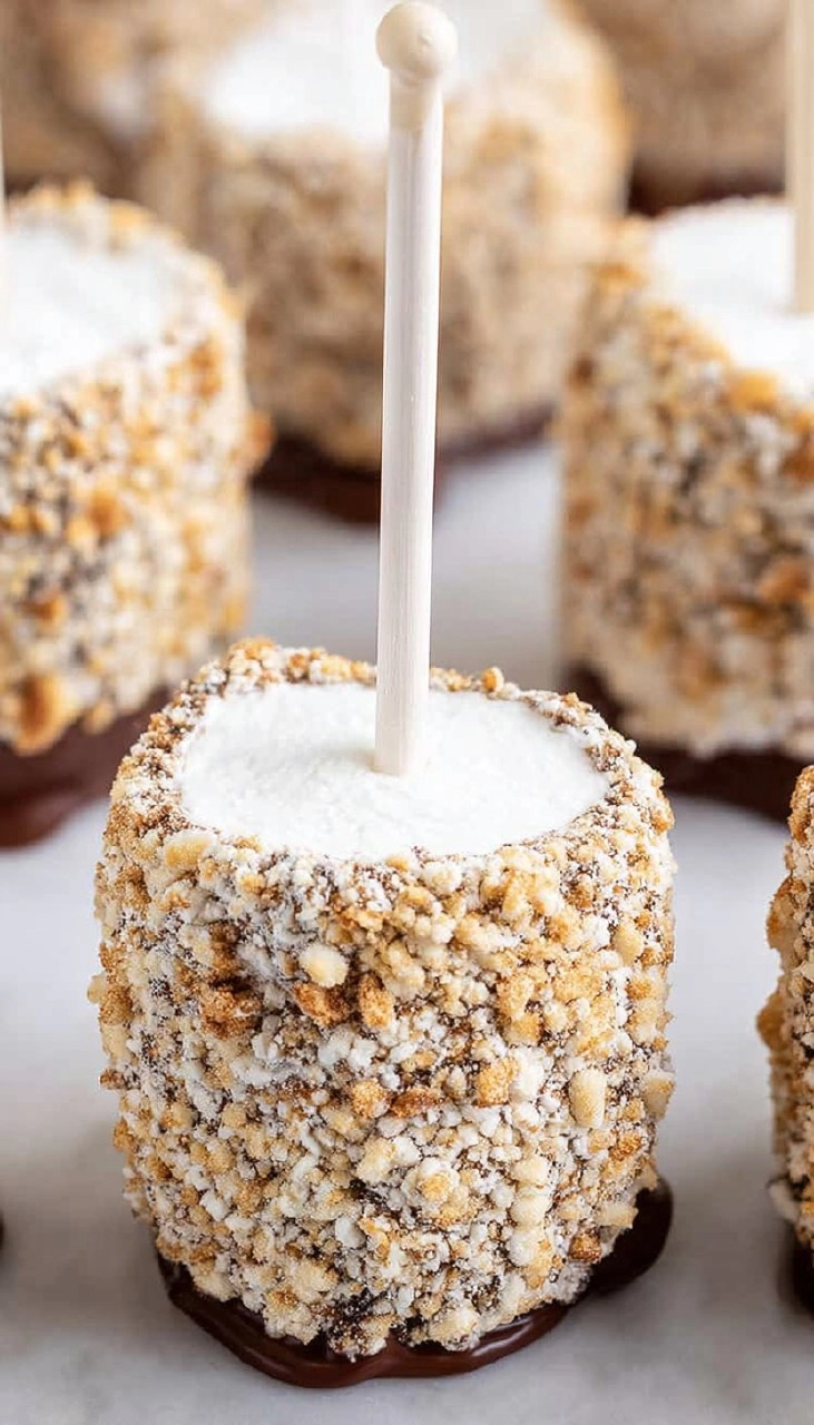 Smores Marshmallow Pops