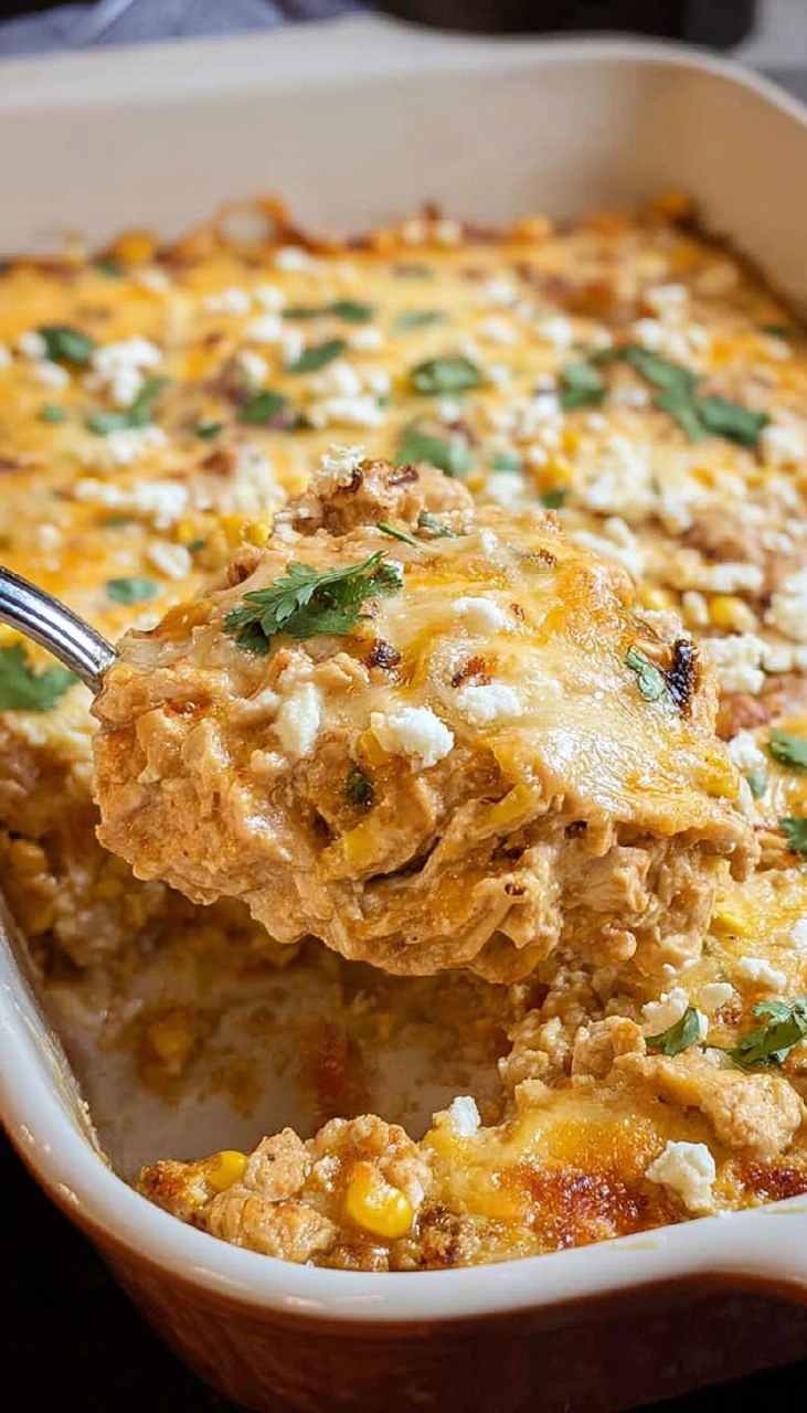 Street Corn Chicken Casserole