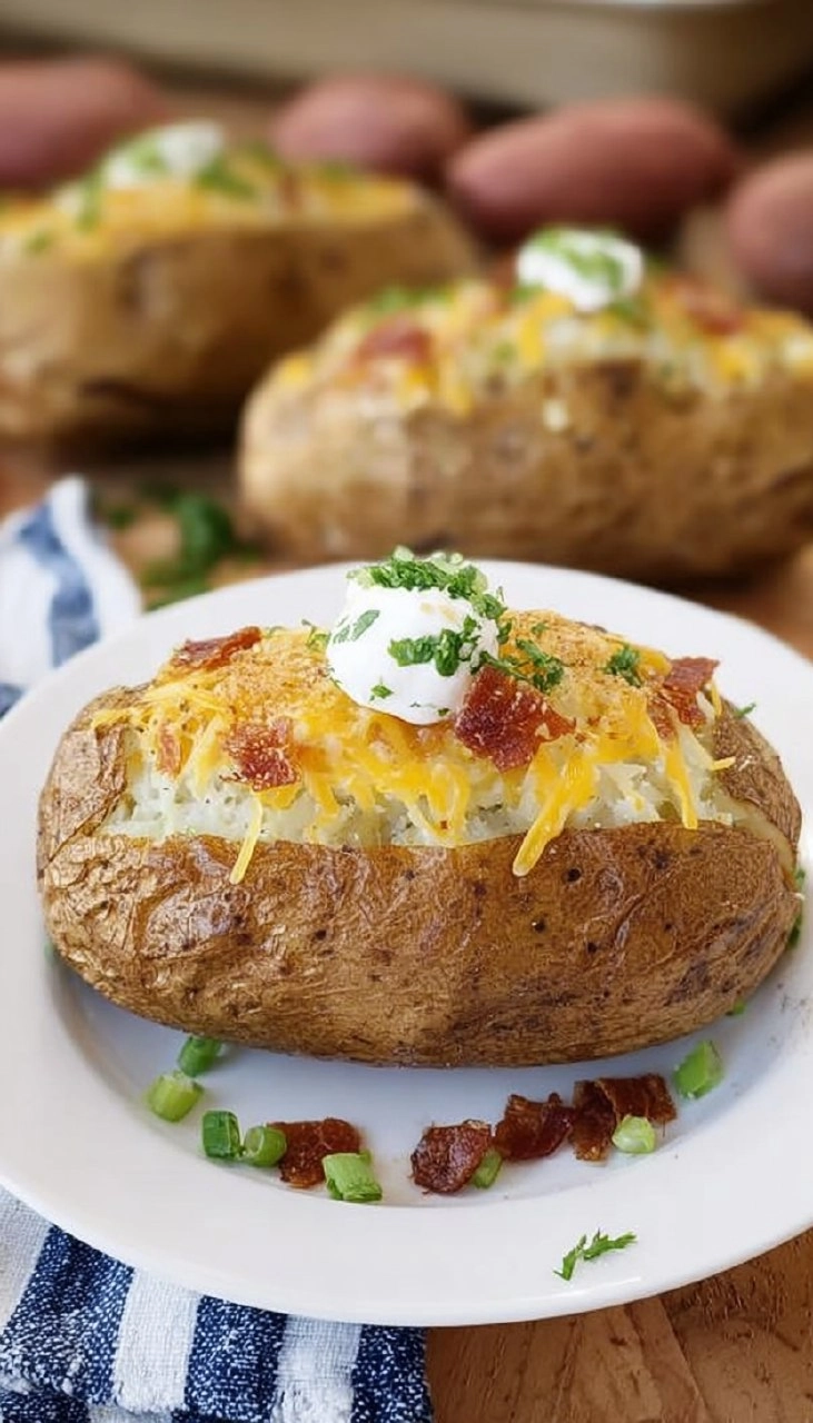 Best Steakhouse Baked Potatoes