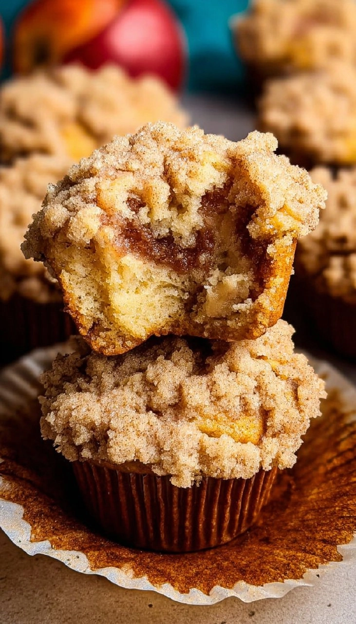 Crumb Apple Muffins