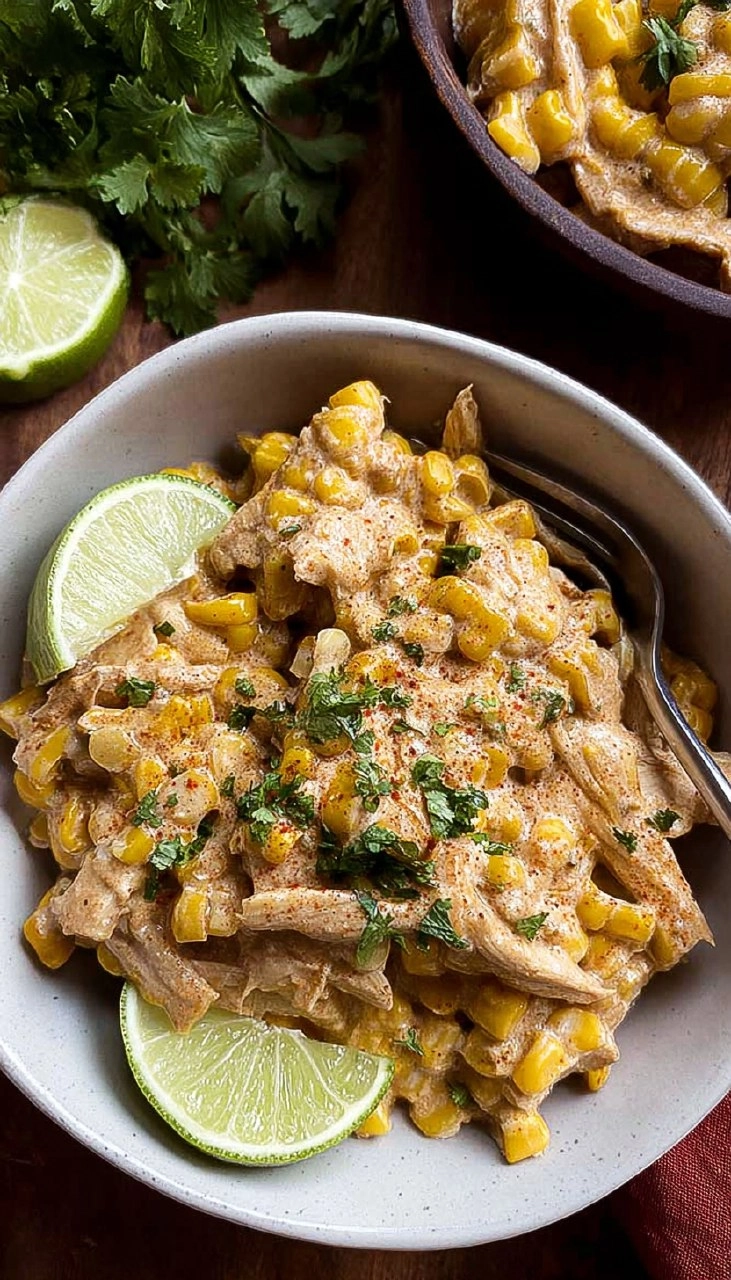 Slow Cooker Street Corn Chicken