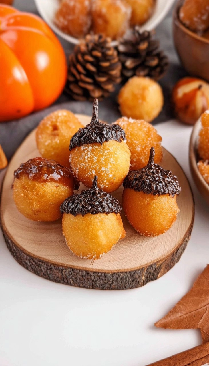 Acorn Donut Holes