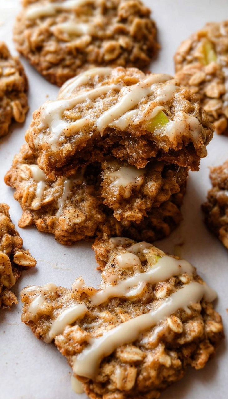 Apple Cinnamon Oatmeal Cookies