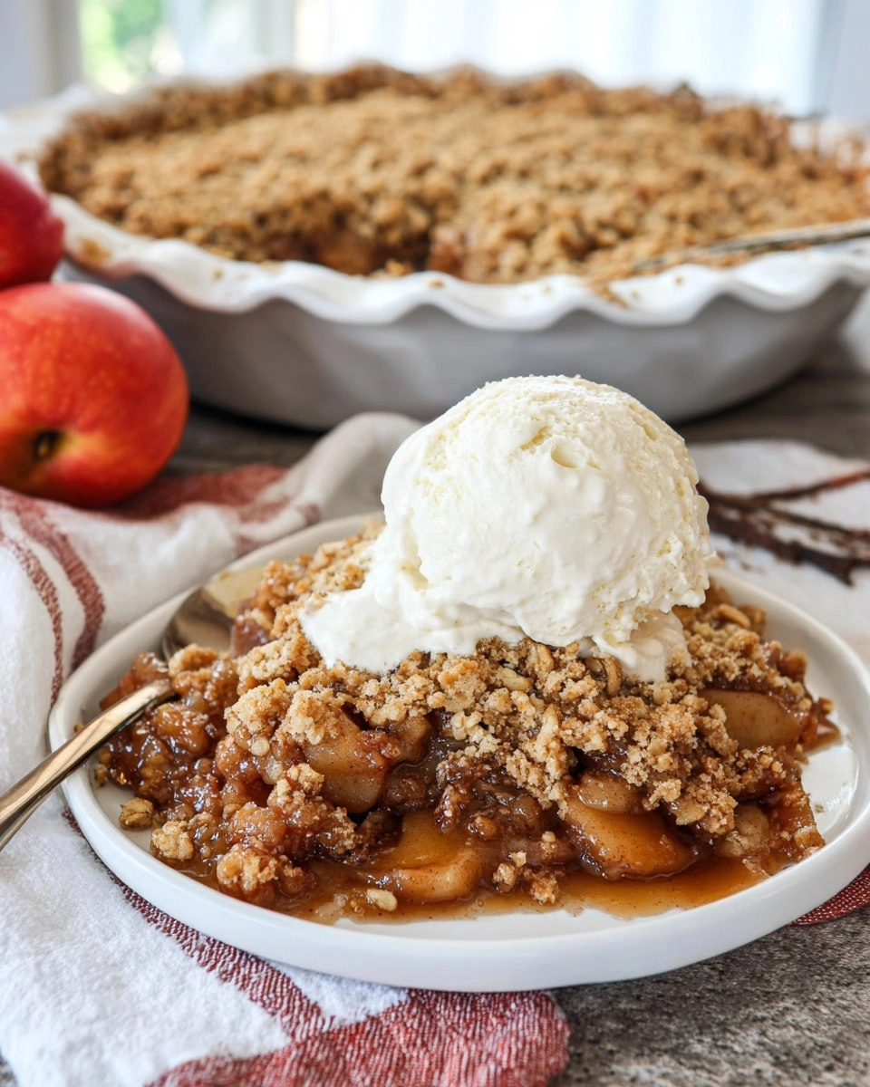 Apple Crisp with Betty Crocker Oatmeal Cookie Mix