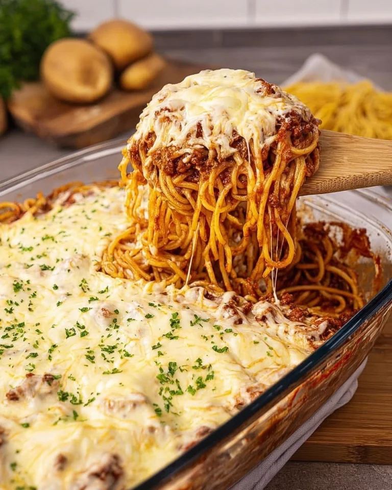 Baked-Spaghetti-with-Cream-Cheese-Recipe