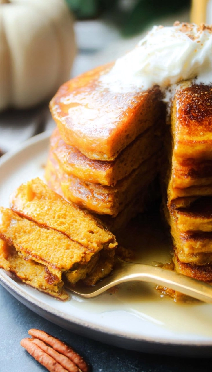 Fluffy Pumpkin Pancakes