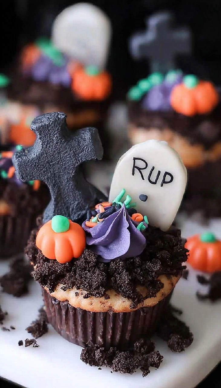 Graveyard Cupcakes
