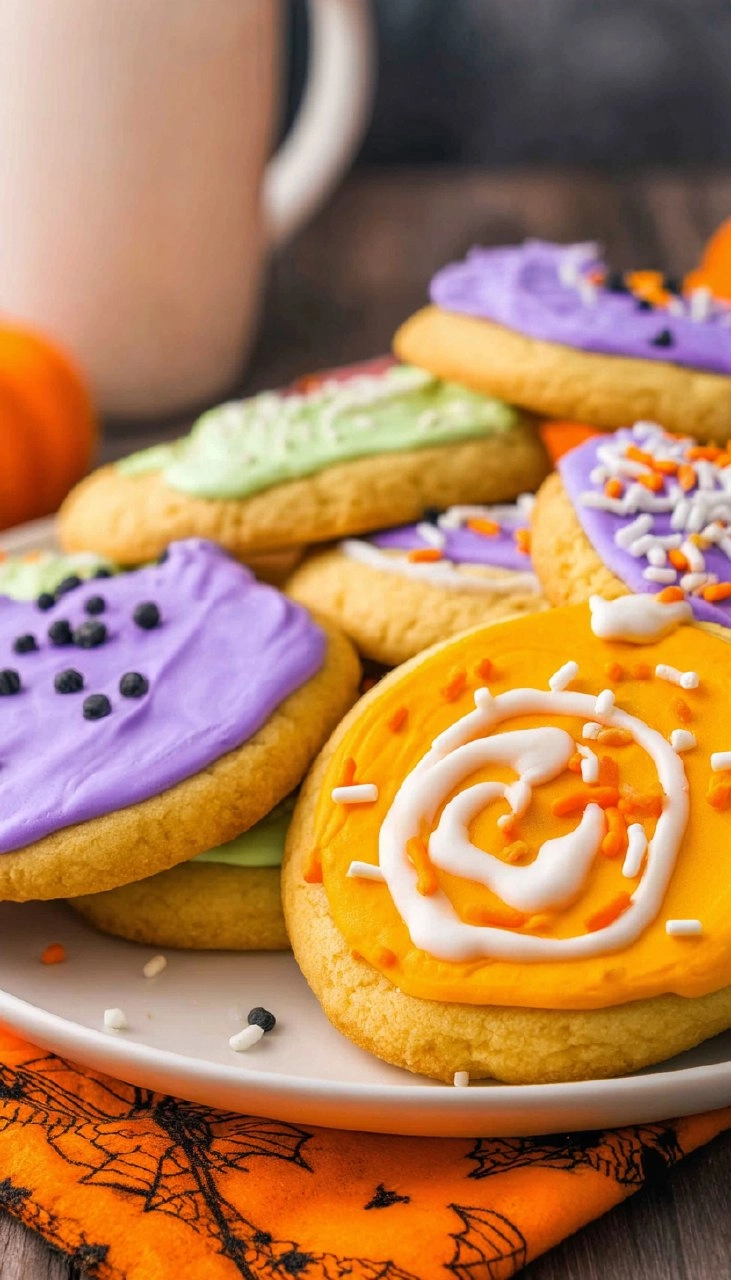 Halloween Sugar Cookies (Lofthouse Style!)