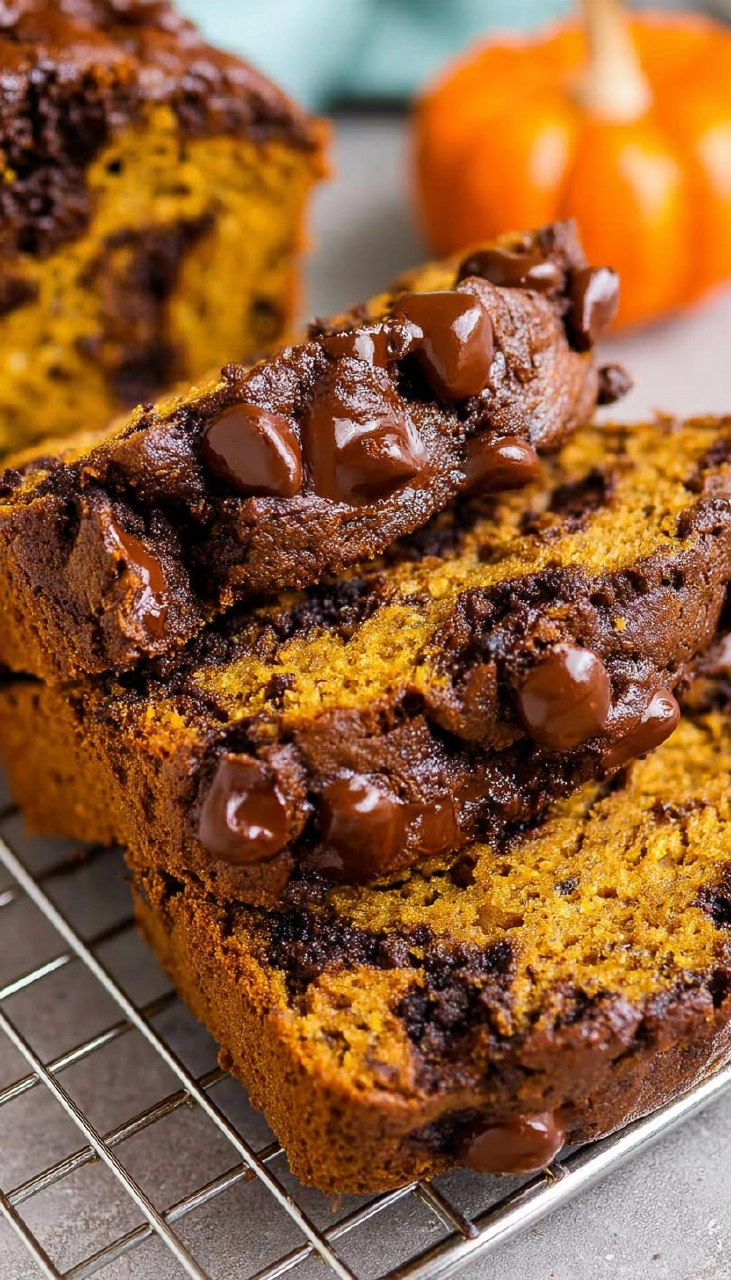 Pumpkin Chocolate Chip Bread