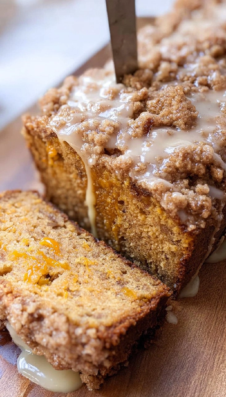 Pumpkin Streusel Bread