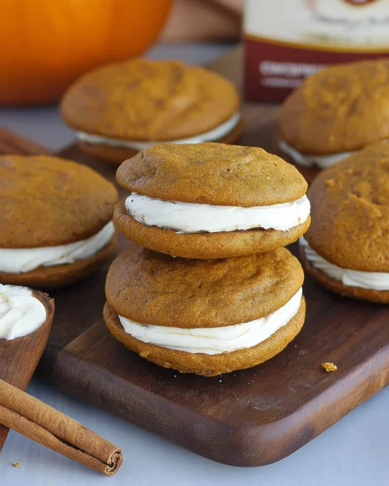 Pumpkin-Whoopie-Pies-with-Cream-Cheese-Filling-Recipe