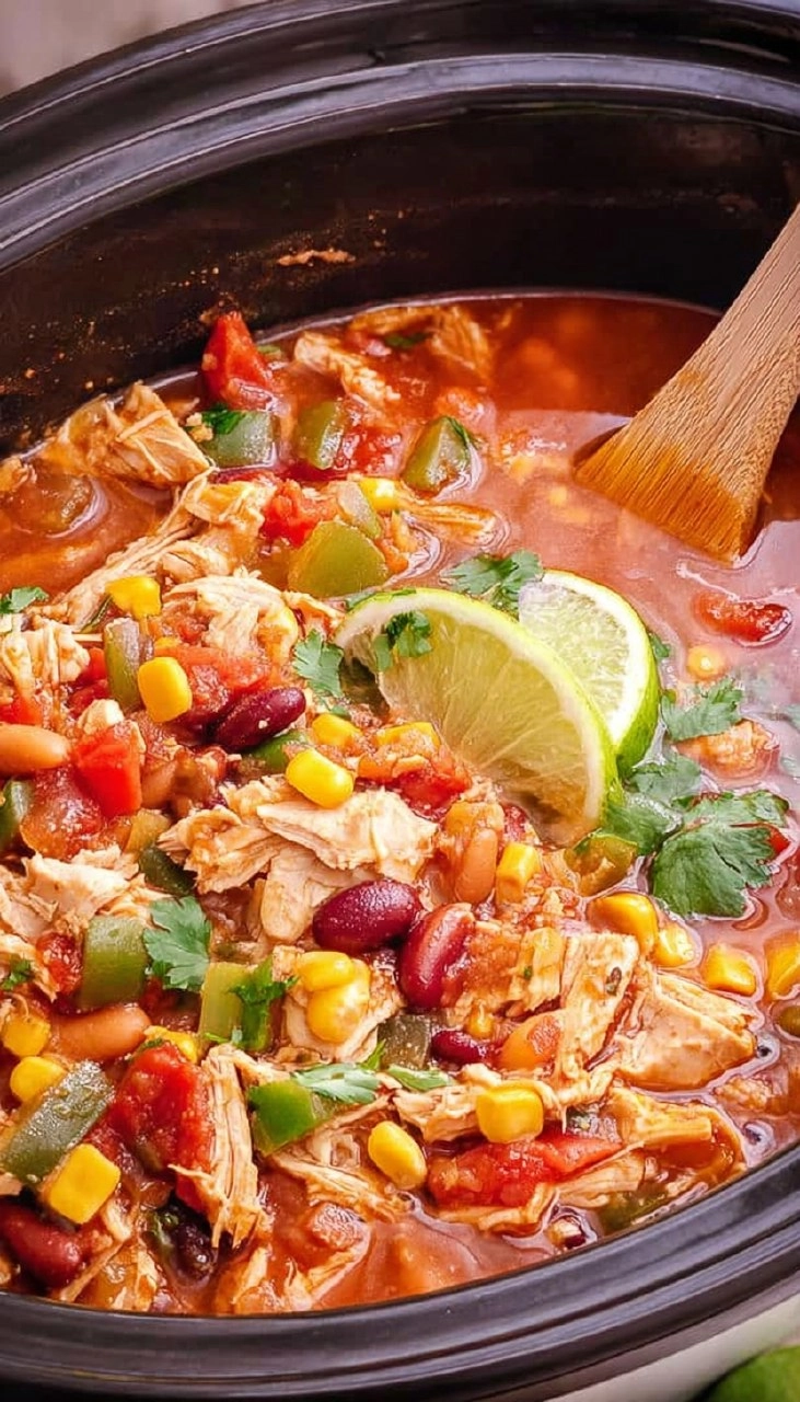 Slow Cooker Chicken Chili
